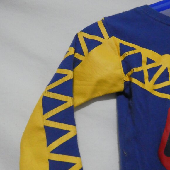 BABY GAP - size 2T | Blue Long Sleeve Shirt | Excavator Print Front and Sleeve - Picture 3 of 14